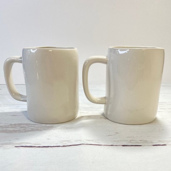 Rae Dunn Groom and Bride Coffee Mugs Artisan Collection Set of 2 - Picture 5 of 12